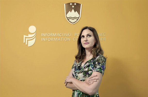 Mojca Prelesnik, informacijska pooblaščenka in dobitnica sporne informacijske limone