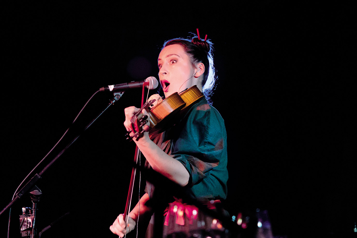 Jelena Popržan: La Folia, Defonija, Klub Gromka, AKC Metelkova, LJ | Nada Žgank