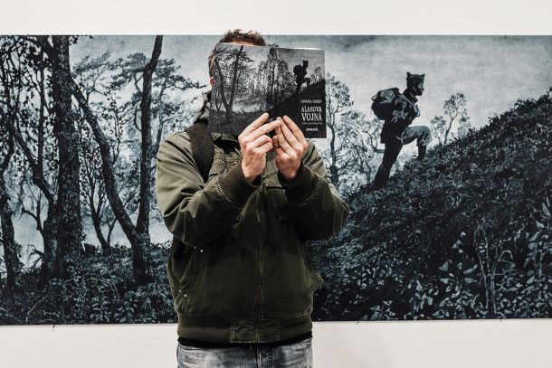 Emmanuel Guibert: Narisano življenje, Festival TINTA 2021, Galerija Equrna, LJ