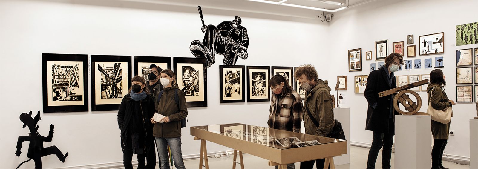 Preobrazbe, skupinska razstava, Festival stripa Tinta 2021, Galerija Vodnikove domačije, LJ | DK