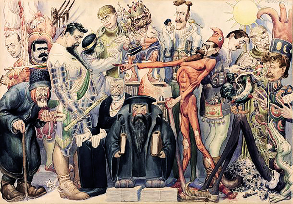 Maškarada slovenskih književnikov (1913)