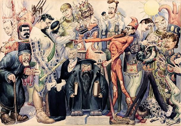 Maškarada slovenskih književnikov (1913) 