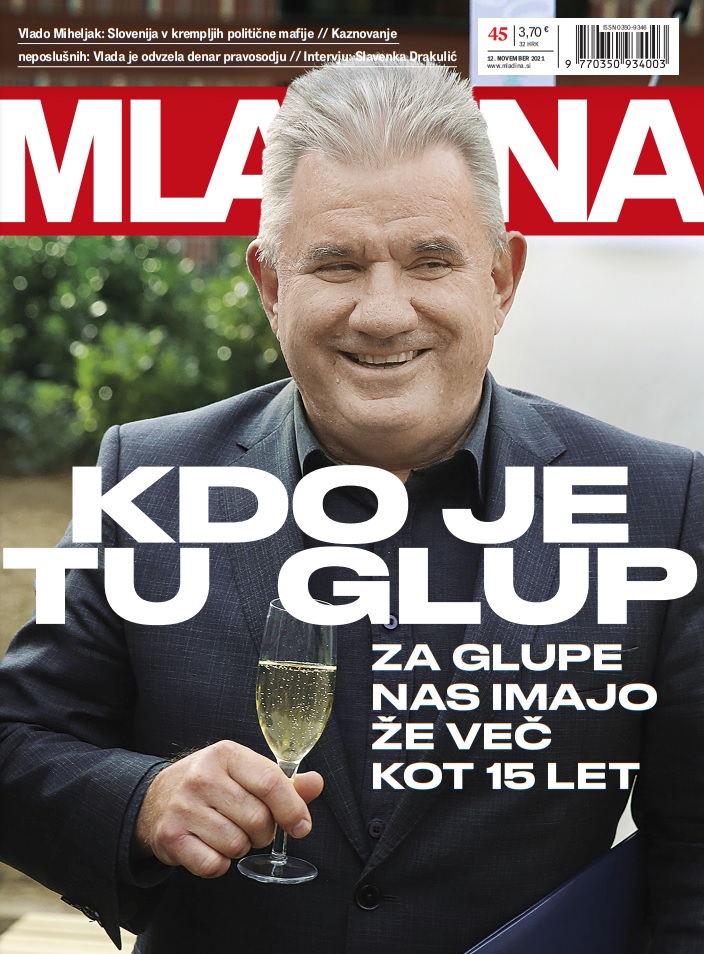Naslovnica jutrišnje Mladine: KDO JE TU GLUP
