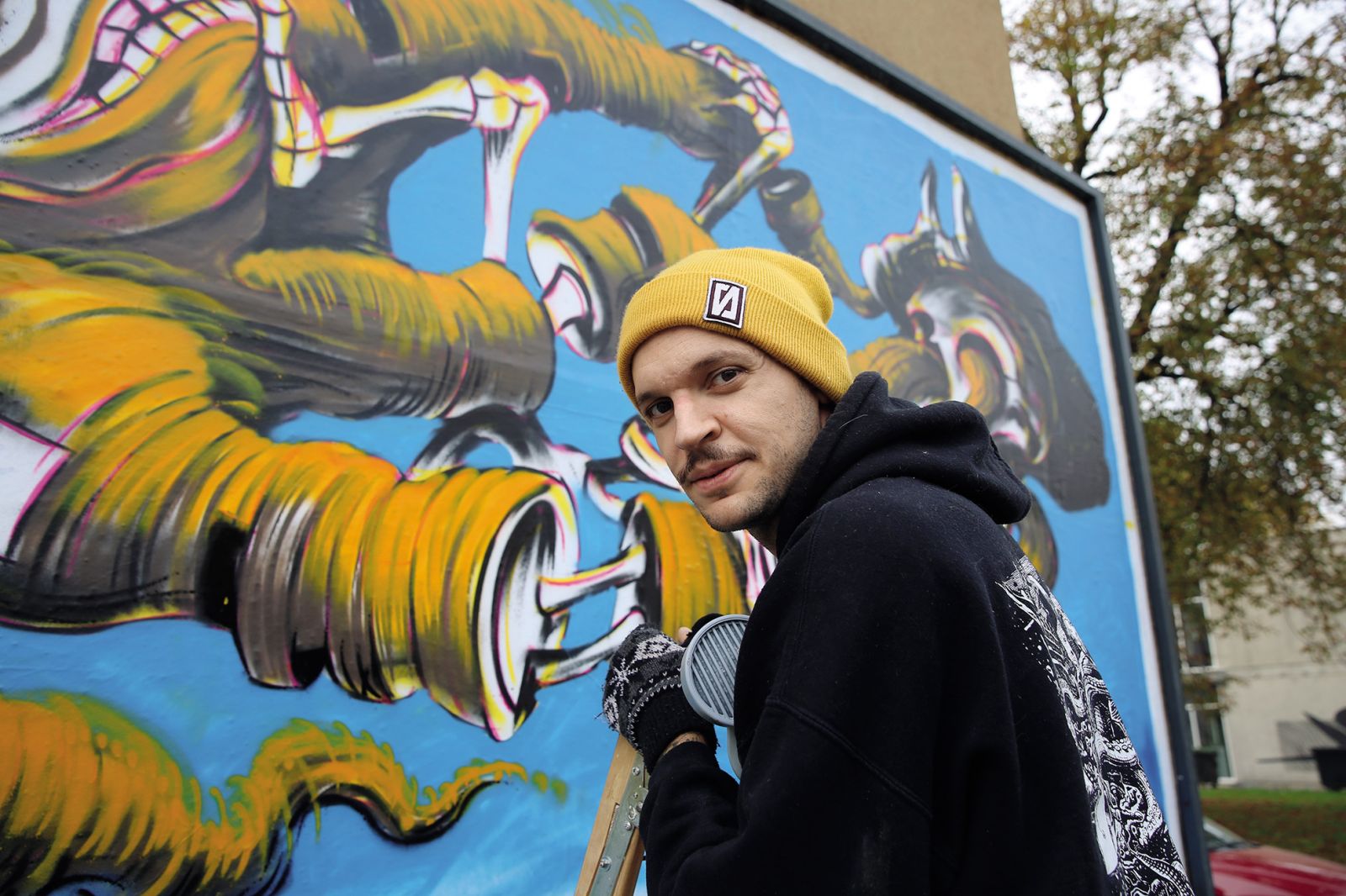 MortisArt (Tine Dekorti), VIII. bienale slovenske neodvisne ilustracije, Europlakat, Kino Šiška, LJ | Borut Krajnc