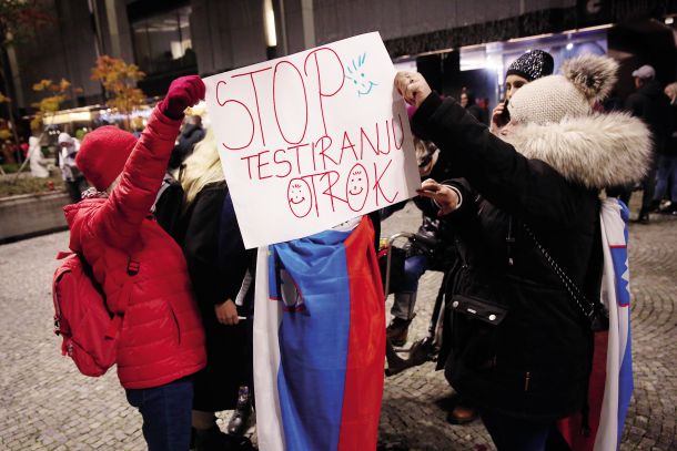 Sredin protest v Ljubljani 