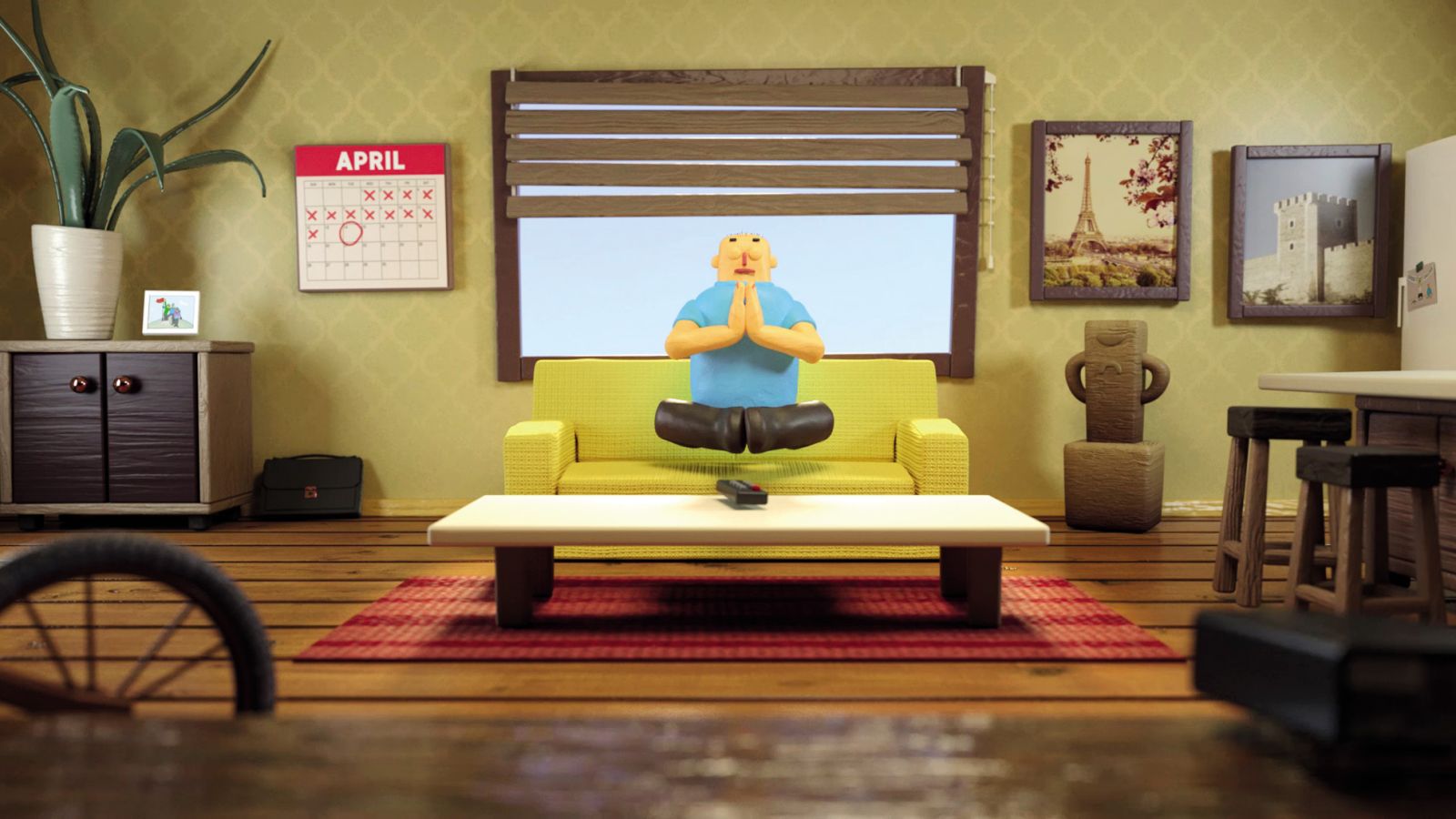 Protagonist Karantene nestrpno odšteva trenutke do konca te »groze«, potem pa izve, da je karantena podaljšana za nedoločen čas.