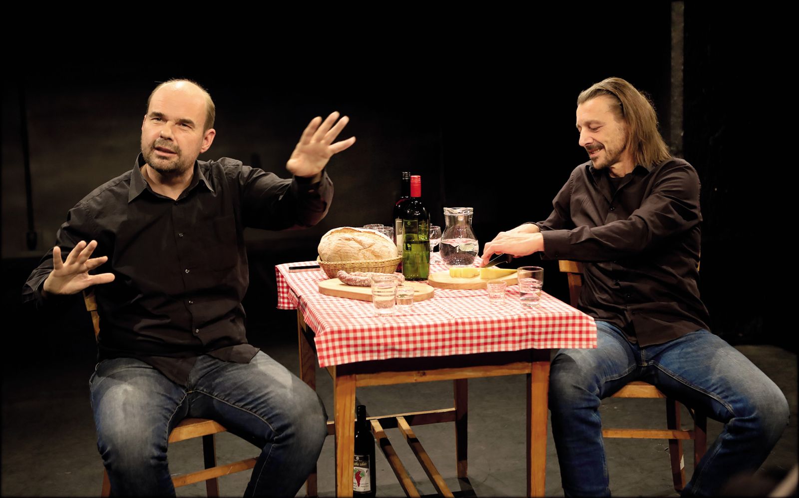 Matej Recer in Gregor Zorc: Kako smo prišli do sem?, Gledališče Glej, LJ | Sunčan Stone