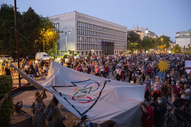 Petkov protest v Ljubljani