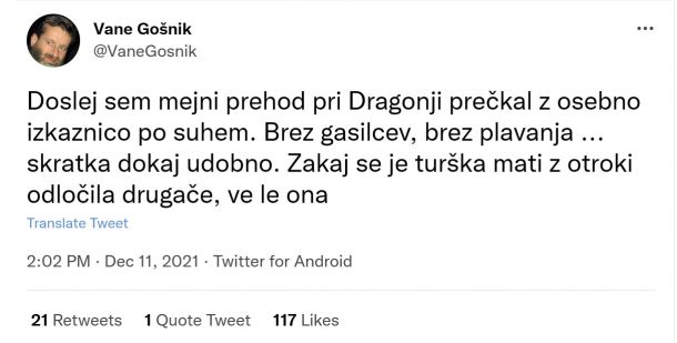 Podporo za programskega svetnika RTV Slovenija je dobil tudi Vane Gošnik, ki se norčuje iz smrti otroka
