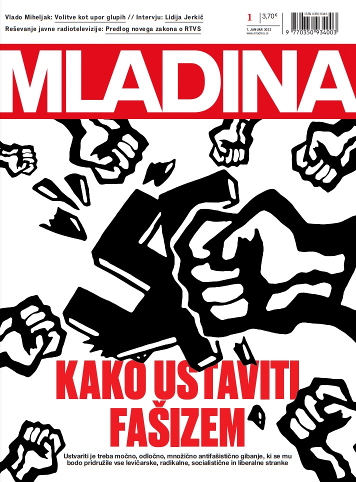 Naslovnica jutrišnje Mladine: KAKO USTAVITI FAŠIZEM