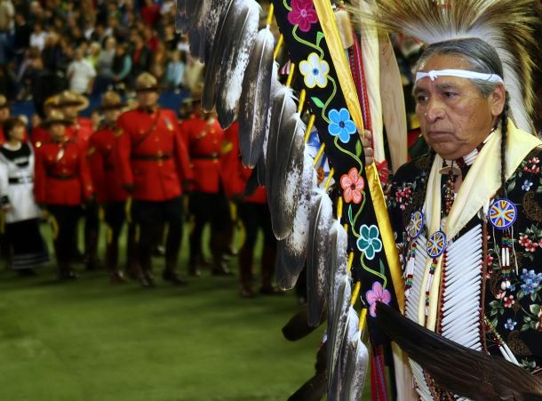 Prizor s 13. kanadskega festivala staroselcev 