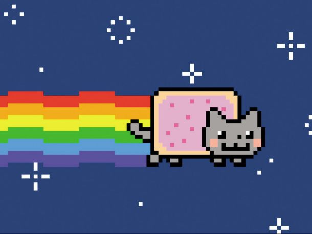 GIF-animacija Nyan Cat je bila februarja prodana za pol milijona evrov