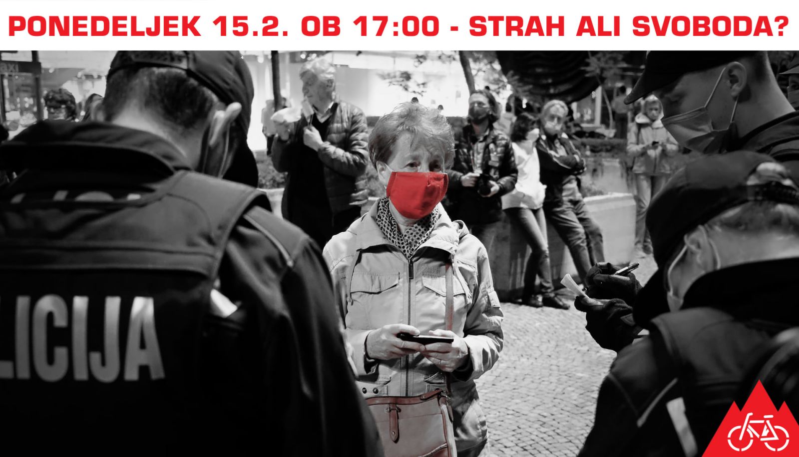 Letak, ki so go na spletu objavili protestniki 