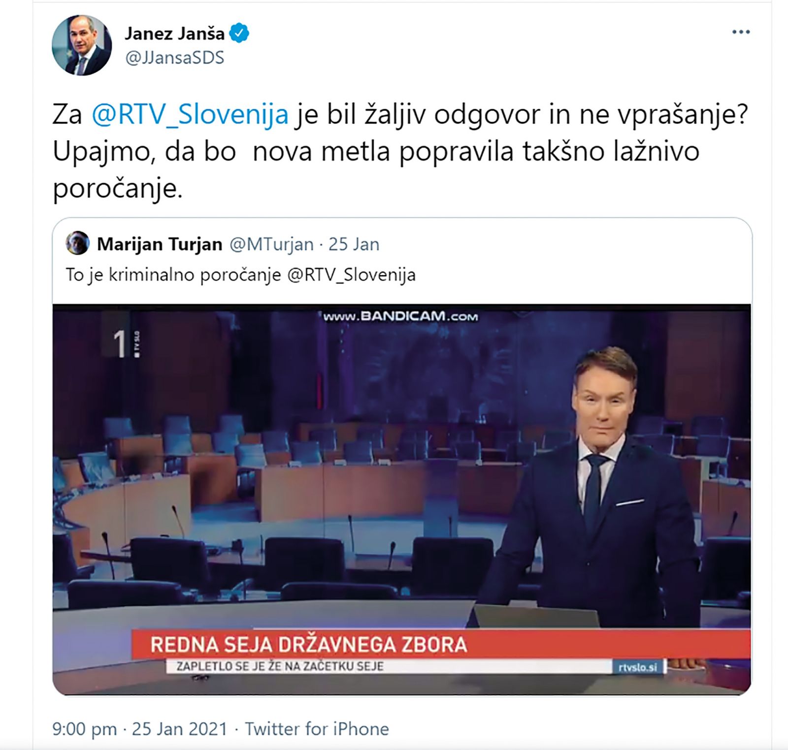 Pričakovanja Janeza Janše