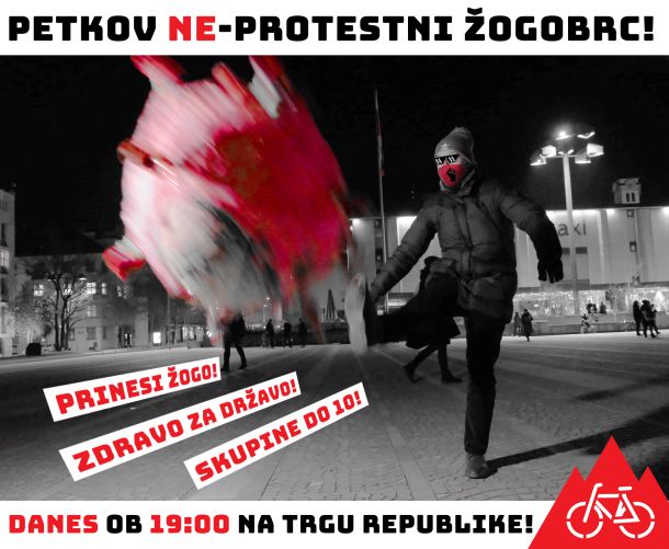Plakat, ki so ga v Protestni ljudski skupščini objavili na spletu