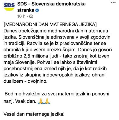 Drugi poskus spletne SDS: Dualizem – dvojnina