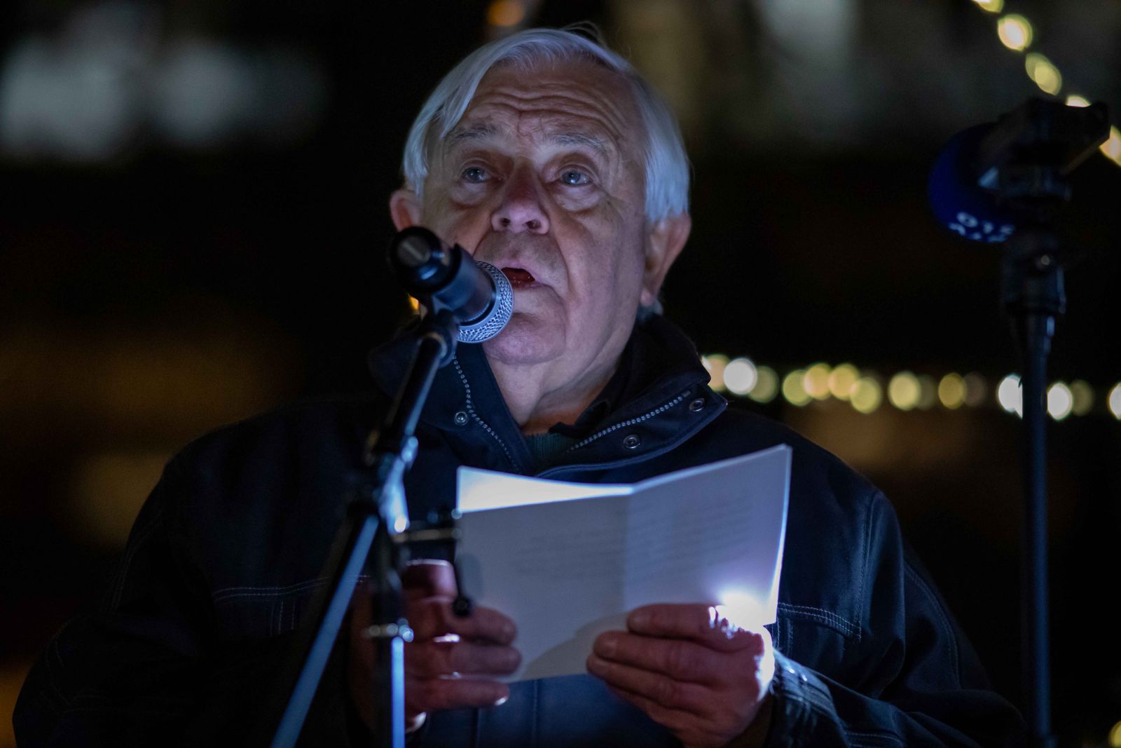 Prvi predsednik Slovenije med nagovorom na petkovem protivladnem protestu