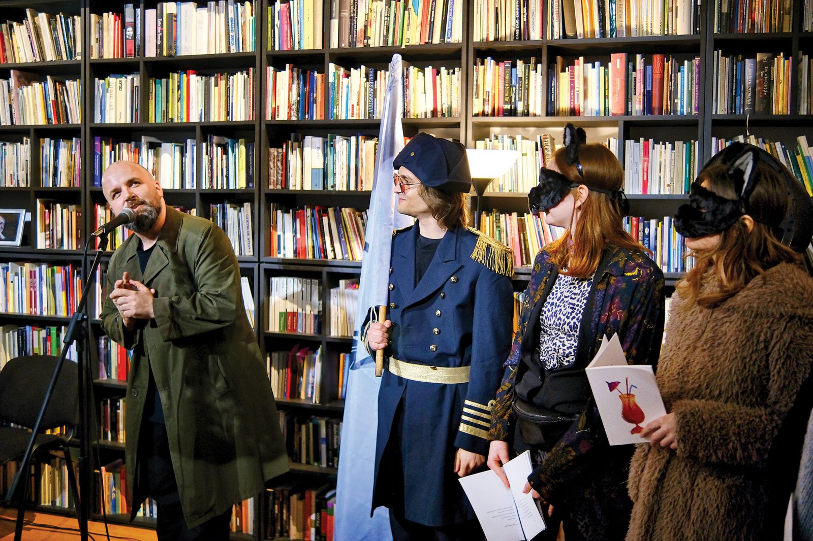 Dejan Koban in pesniška grupa Pero Srce, svetovni dan poezije, Center za poezijo Tomaža Šalamuna, LJ | Janez Zalaznik