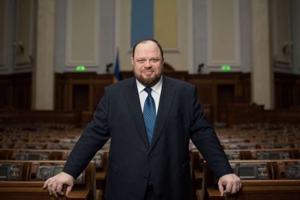 Predsednik ukrajinskega parlamenta Ruslan Stefančuk