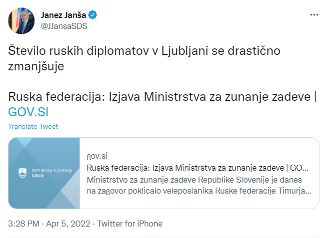 Tvit predsednika vlade