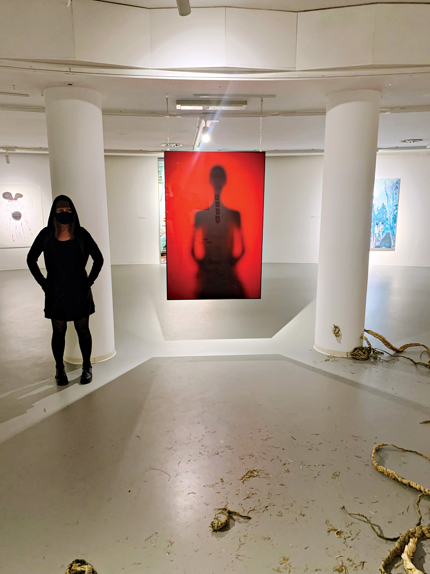 Pošasti so ljudje, kuratorska razstava Nine Jeza, Mestna galerija Nova Gorica | Aleksij Kobal