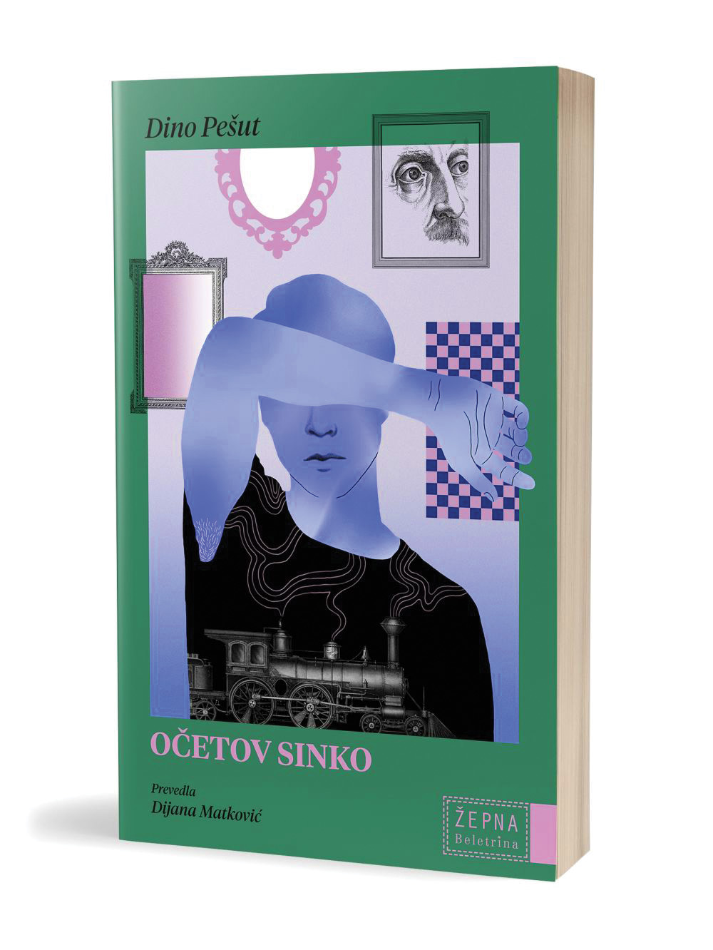 Naslovnica Pešutovega romana Očetov sinko