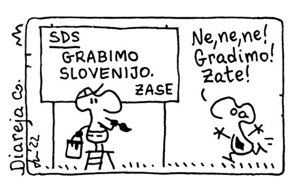 Grabimo Slovenijo. Zase.