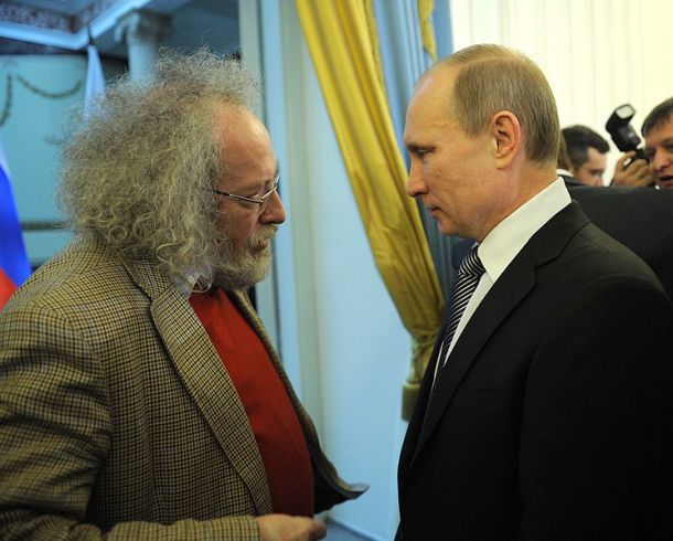  Aleksej Venediktov in Vladimir Putin