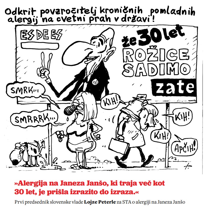 Alergija na Janšo