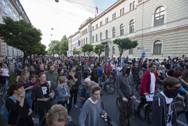 Petkov protivladni protest