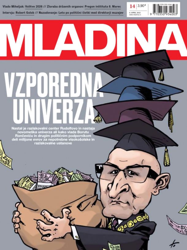 Naslovnica Mladine z Borutom Rončevićem
