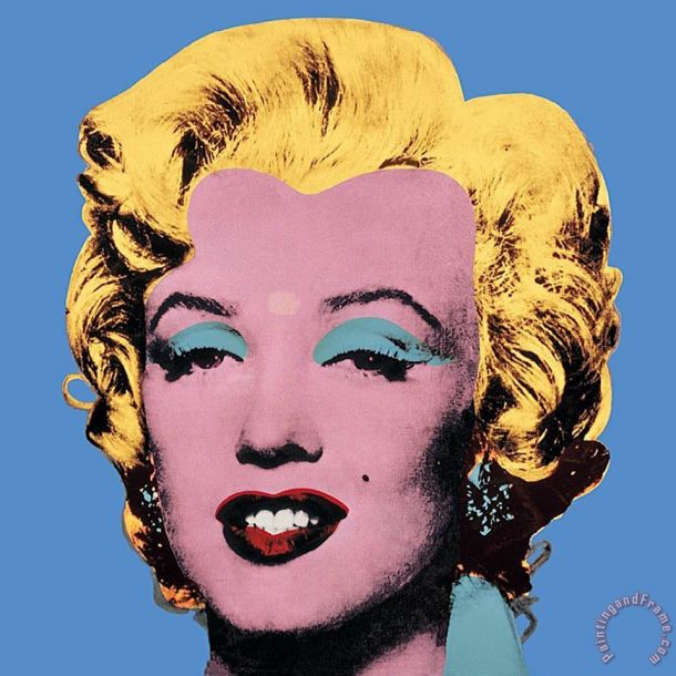 Andy Warhol: Shot Sage Blue Marilyn