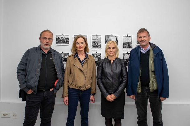 Jože Suhadolnik, Marjeta Doupona, Barbara Čeferin in Borut Krajnc