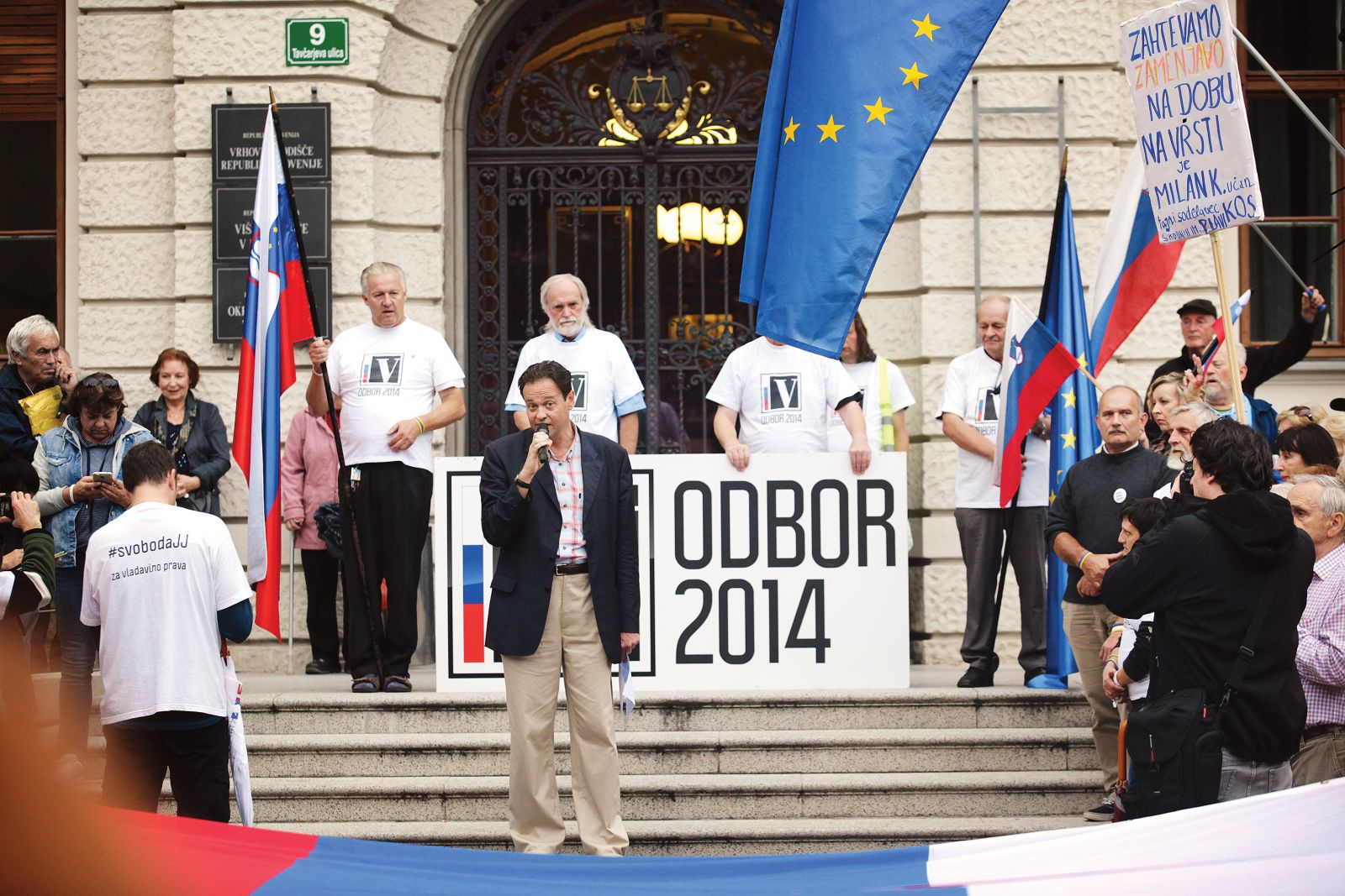 Nastop Borisa Golca v času sojenja v zadevi Patria