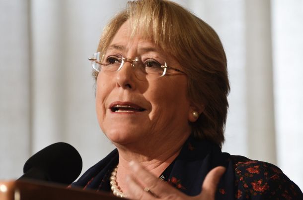 Visoka komisarka ZN za človekove pravice Michelle Bachelet