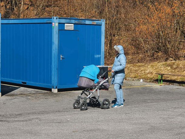 Nastanitveni objekti za begunce iz Ukrajine v izpostavi azilnega doma v Logatcu.  