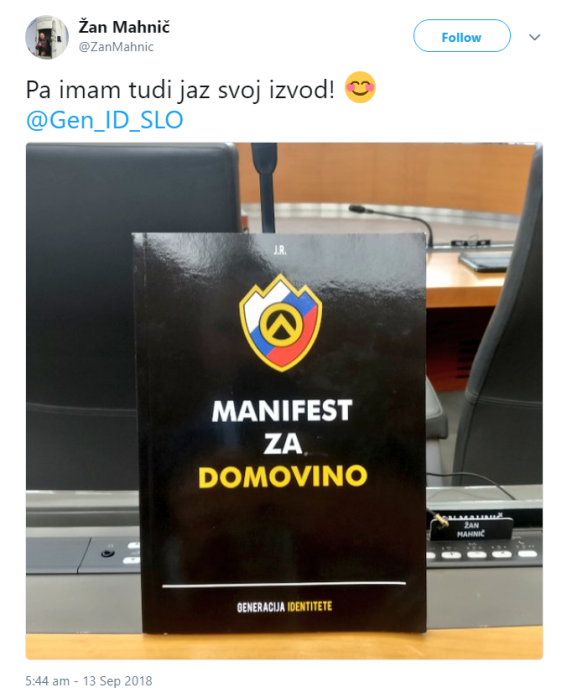 Tudi Mahnič ima svoj izvod!