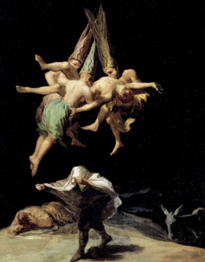 Francisco de Goya: Čarovnice letijo