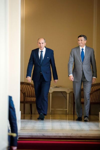 Predsednik republike in predsednik vlade: Borut Pahor in Janez Janša