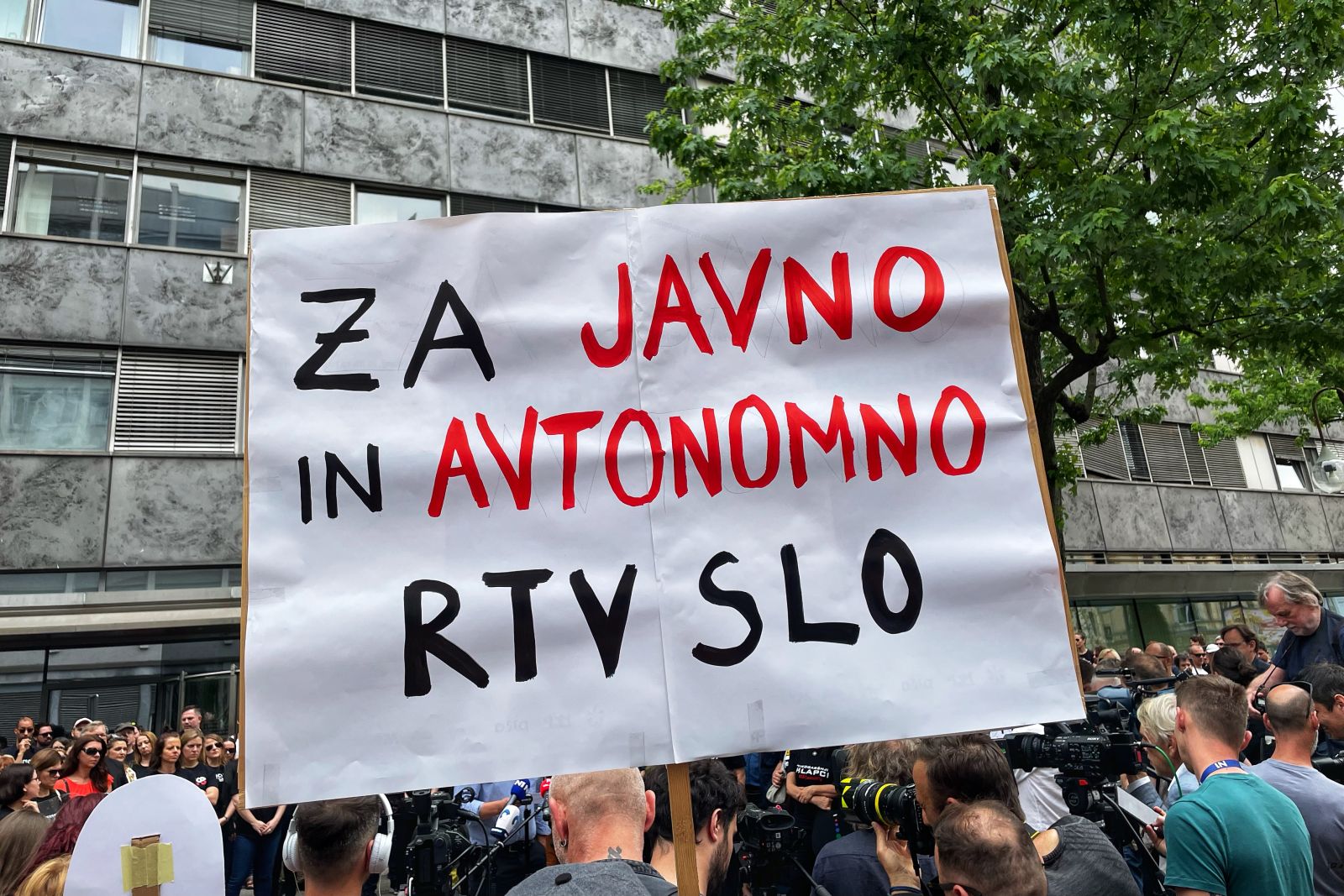Stavka pred RTV Slovenija