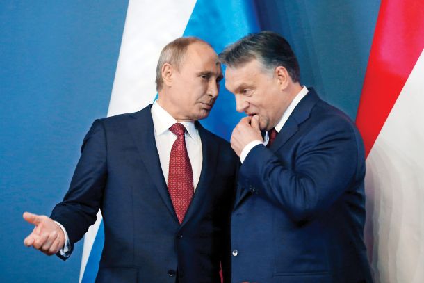 Vladimir Putin in Viktor Orbán