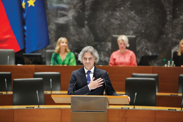 Nov predsednik slovenske vlade Robert Golob