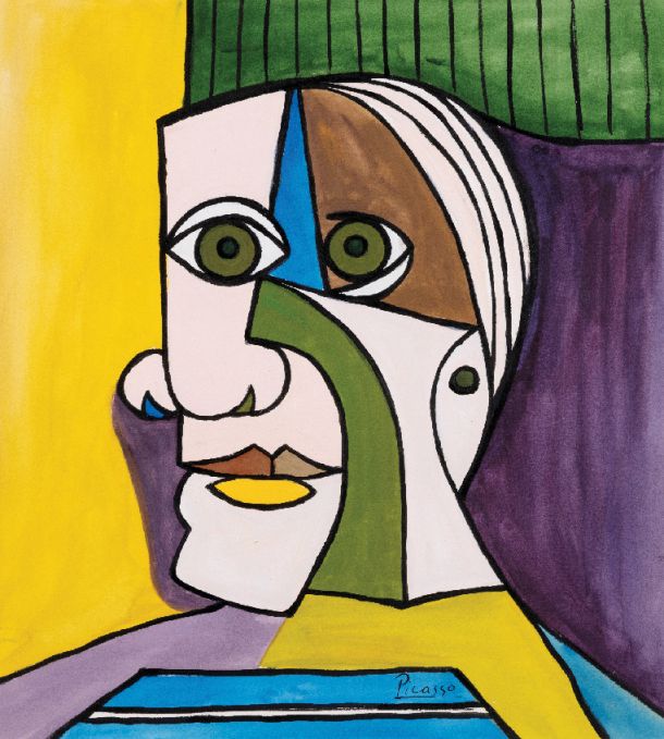 Domnevna Picassova slika Obraz na odpovedani ljubljanski razstavi