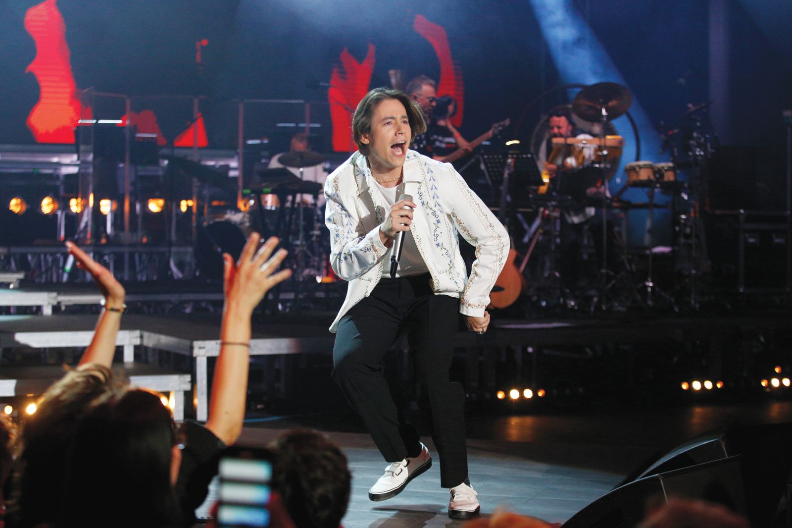 Dan202; koncert ob 50-letnici Vala 202, Križanke, LJ : Bojan Cvjetićanin (Joker Out) | Borut Krajnc