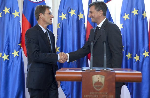 Miro Cerar in Borut Pahor