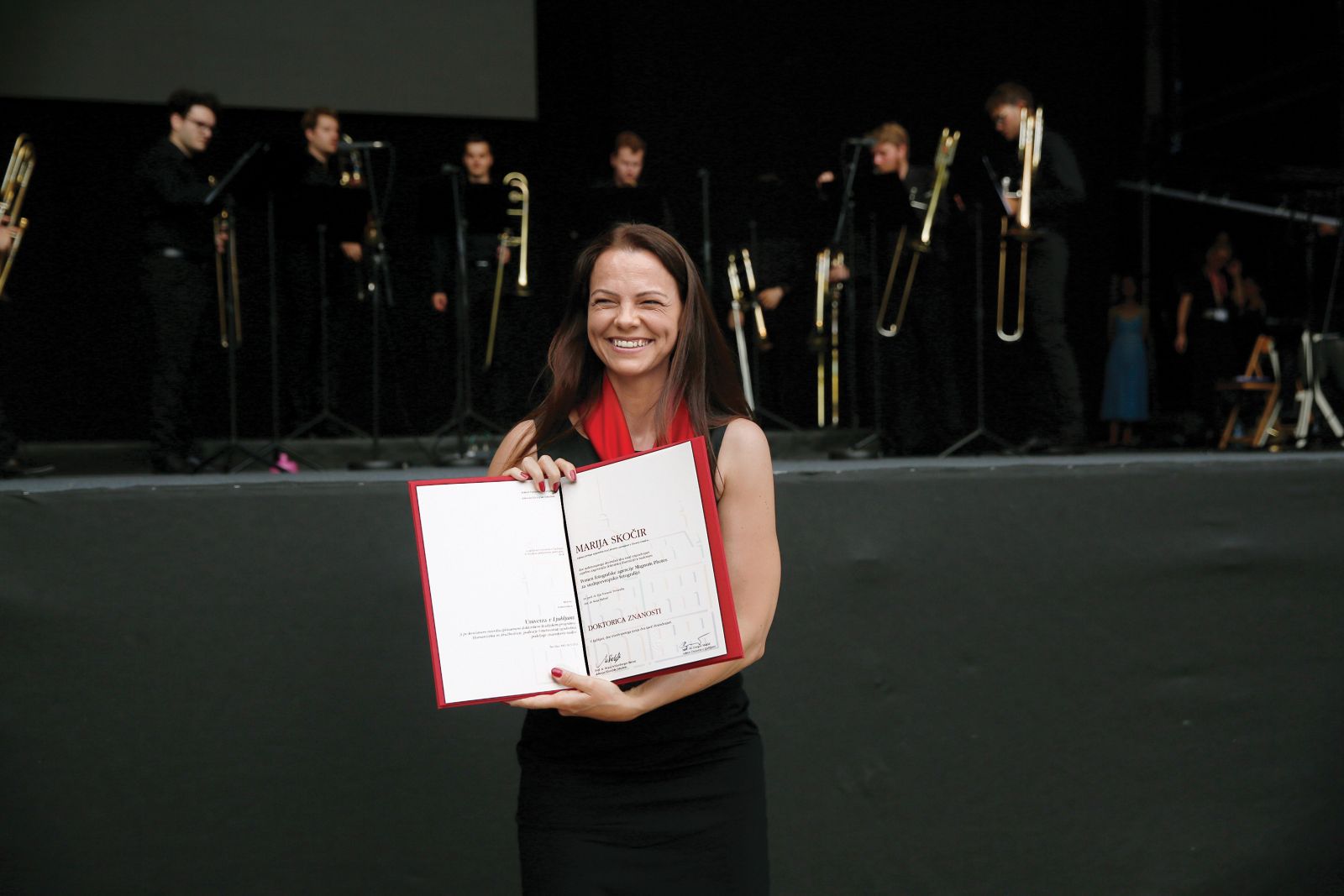 Marija Skočir, ena novih doktorandk; promocija doktoric in doktorjev znanosti Univerze v Ljubljani | Borut Krajnc