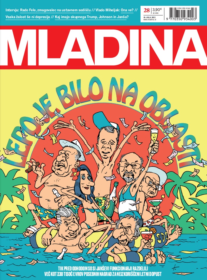 Naslovnica jutrišnje Mladine: LEPO JE BILO NA OBLASTI