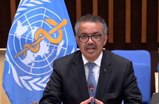 Generalni direktor Svetovne zdravstvene organizacije (WHO) Tedros Adhanom Ghebreyesus