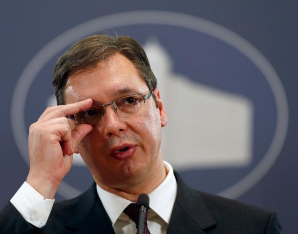 Srbski predsednik Alaksandar Vučić