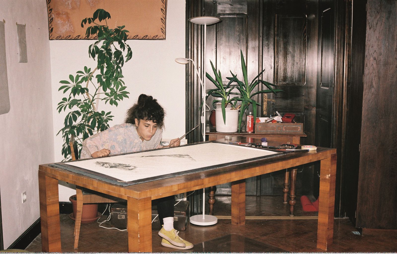 Helena Tahir med ustvarjanjem 